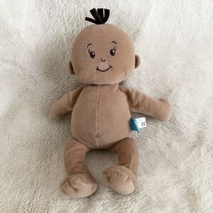Manhattan Toy Co Wee Baby Stella Brown Dark Skin Doll No Clothes